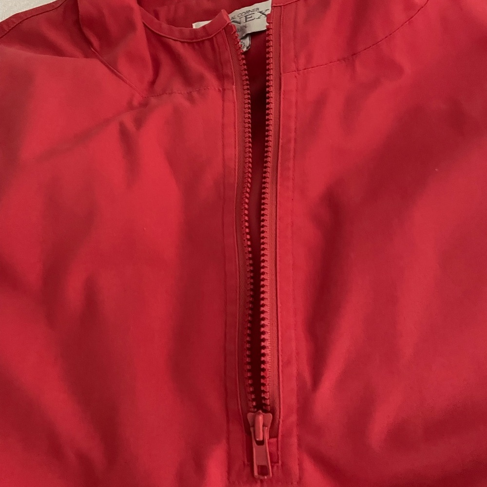 Women’s Red Rain Jacket With Hood Plus 3X - Picture 4 of 8